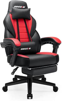 4. LEMBERI Gaming Chairs for Adults,Ergonomic Video Game Chairs with footrest,Big and Tall
