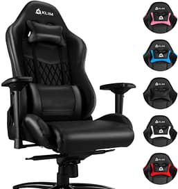 3. KLIM Esports Gaming Chair Executive Ergonomic Racing Computer Chair - Back & Head
