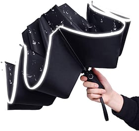 2. ARATOZZLE Windproof Reverse Umbrella Compact, upside down Inverted Folding Umbrellas for rain