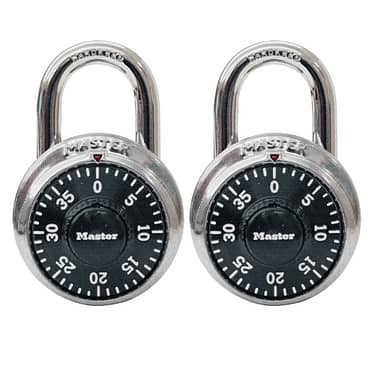 Master Lock 1500T Combination-Alike Locks, 2-Pack