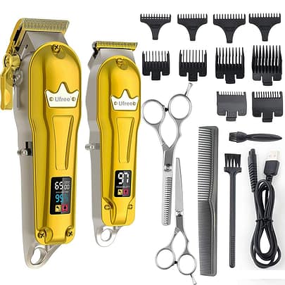 3. Ufree Hair Clippers for Men + T-Blade Trimmer Kit