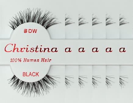 Christina 6 Pack False Eye Lashes Style DWA
