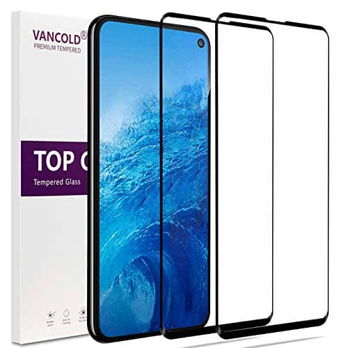 Samsung Galaxy S10e Screen Protector, Vancold 3D Full Coverage 5.8 inch (2 Pack) HD Clear Tempered Glass Screen Protector for Samsung Galaxy S10 E 2019 