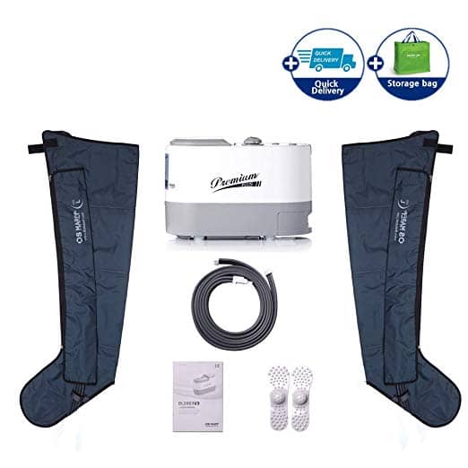Air  Compression System by DSMAREF : Sequential Compression Device,  Compression Pump, Recovery Boots, Blood Circulation Machine for Legs,  Leg Massager. (Size : L)